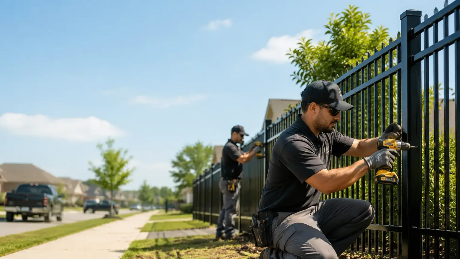 Metal Fence Installation in Hearne, TX